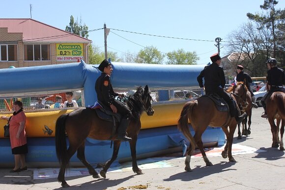 фото конные прогулки в Гостагаевская Анапа чем заняты дети